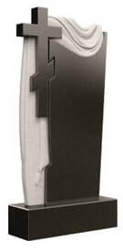 Модель памятника №44 вертикальный, военный, мужской, свободный